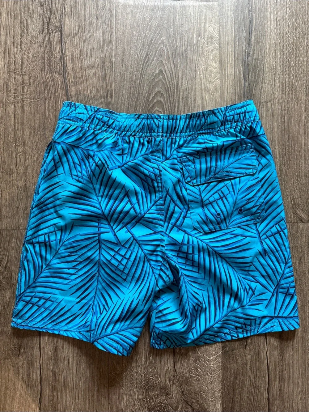 Vineyard Vines Bright Teal Swim Trunks with Pink Drawcord